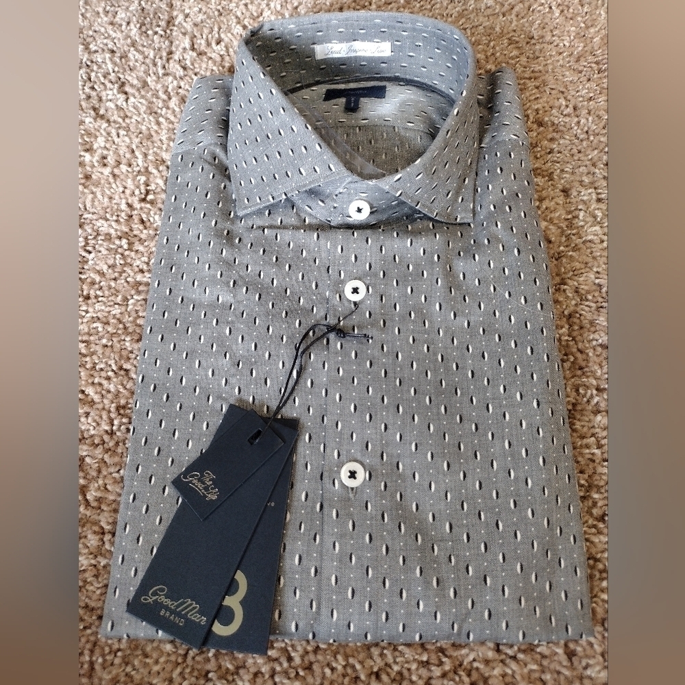 Good Man Brand Long Sleeve Button Down Shirt NWT